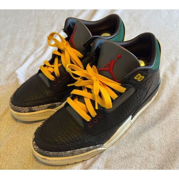 Nike Air Jordan 3 Size 9 Retro SE Animal Instinct 2.0 CV3583-003 Men Used - Picture 1 of 8